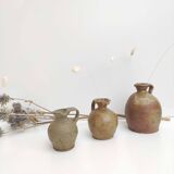 Set of three sandstone pitchers