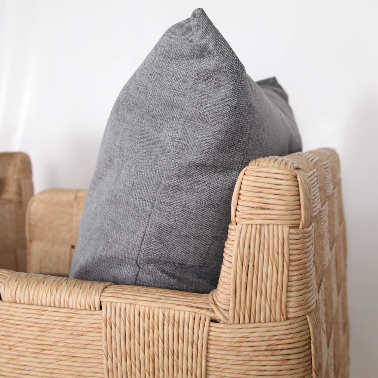 Pair of rope armchairs