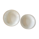 Duo de plats en porcelaine uml