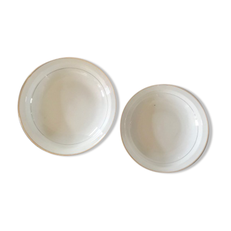 Duo of porcelain dishes uml