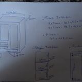 Compas foot cabinet