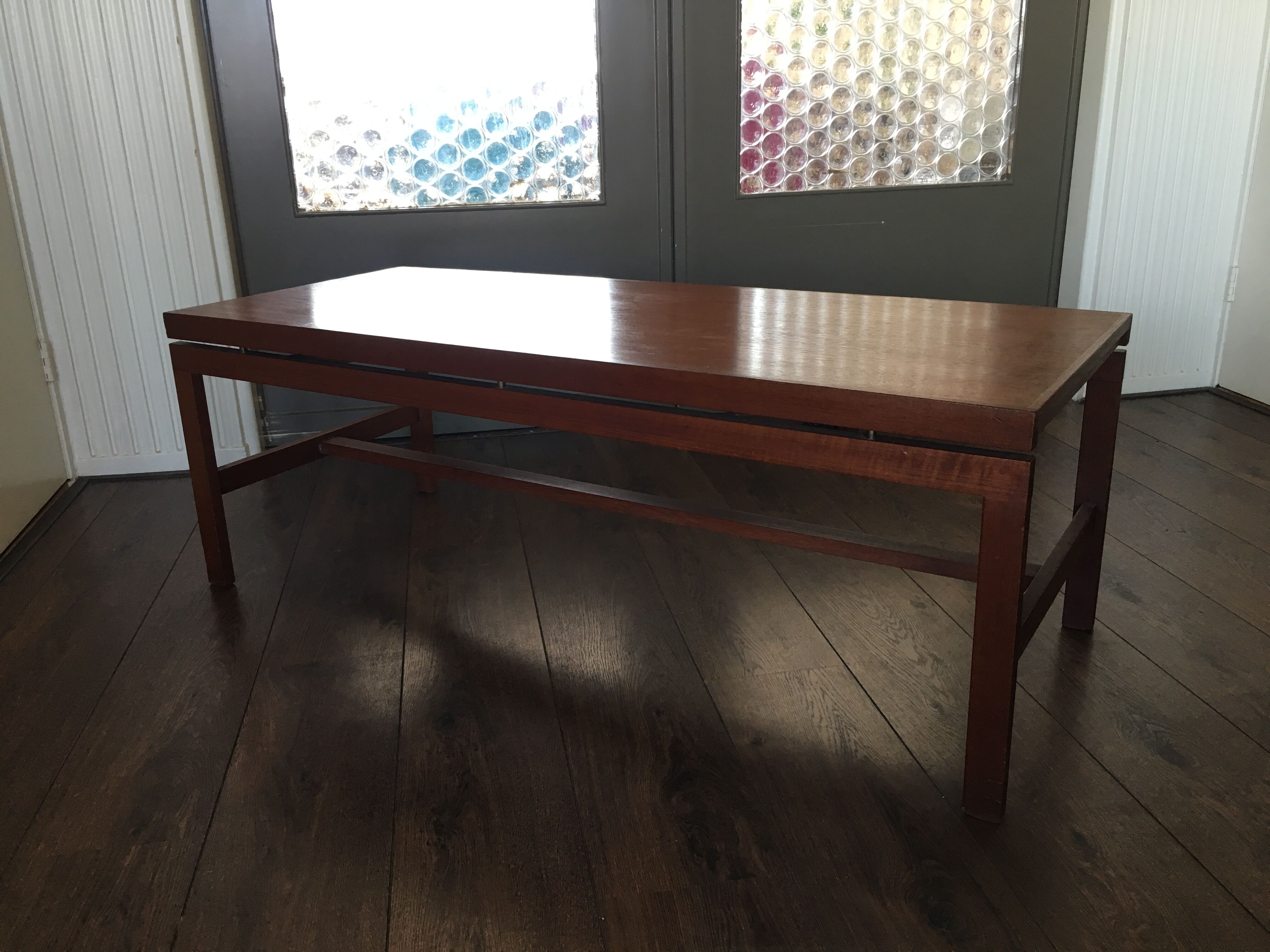 Table basse scandinave en teck