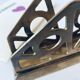 Porte lettres ancien en laiton