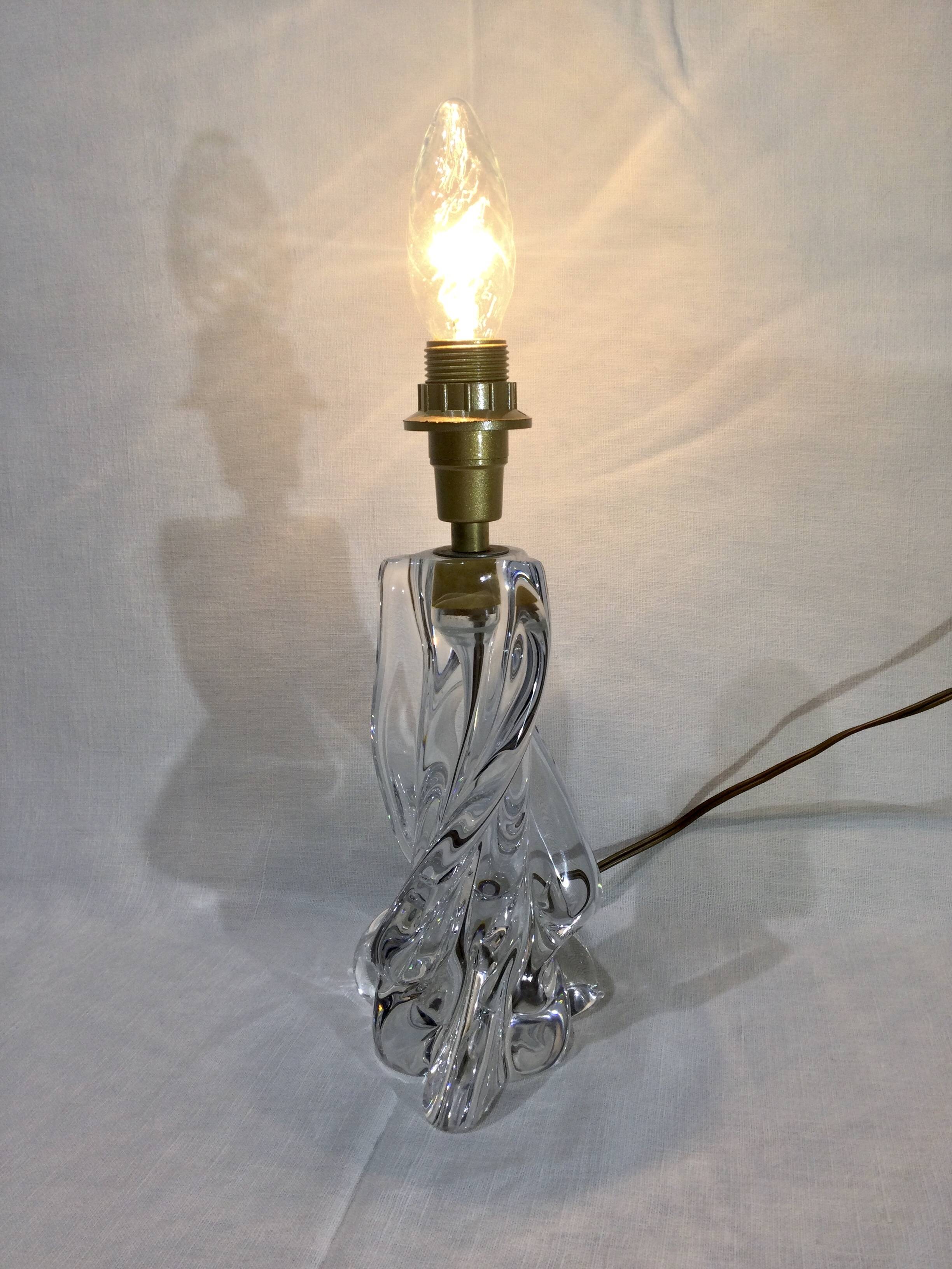 Sèvres crystal lamp base