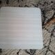 Formica vintage white striped flats light grey metal feet