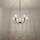 Brass Chandelier by Vereinigte Werkstätten München
