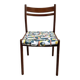 Chaise italienne en palisandre tissu Bauhaus
