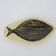 Cup or empty ceramic bag vintage fish