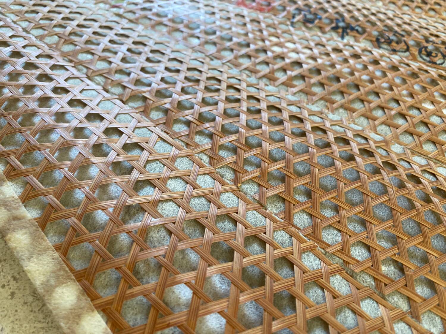 Giant bamboo cane fan