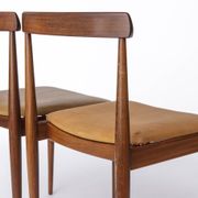 Pair Vintage Danish Rosewood Dining Chairs, 1960s Mid-Century Modern