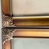 Pair identical vintage metal frames