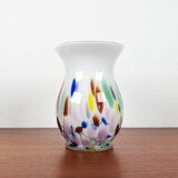 Postmodern glass vase by Hans Jürgen Richartz for the Richartz art collection, 1980s.