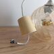 Amber bubble glass vintage pendant globe – 1960s/70s design