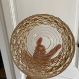 Amber glass swing vintage shade