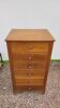 Vintage compass foot chest of drawers - 1950s