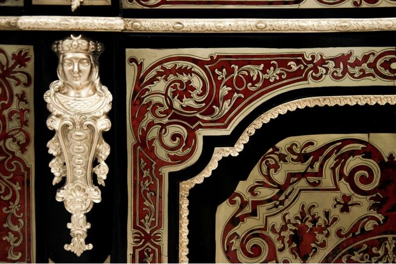 Boulle cabinet, France, circa 1860