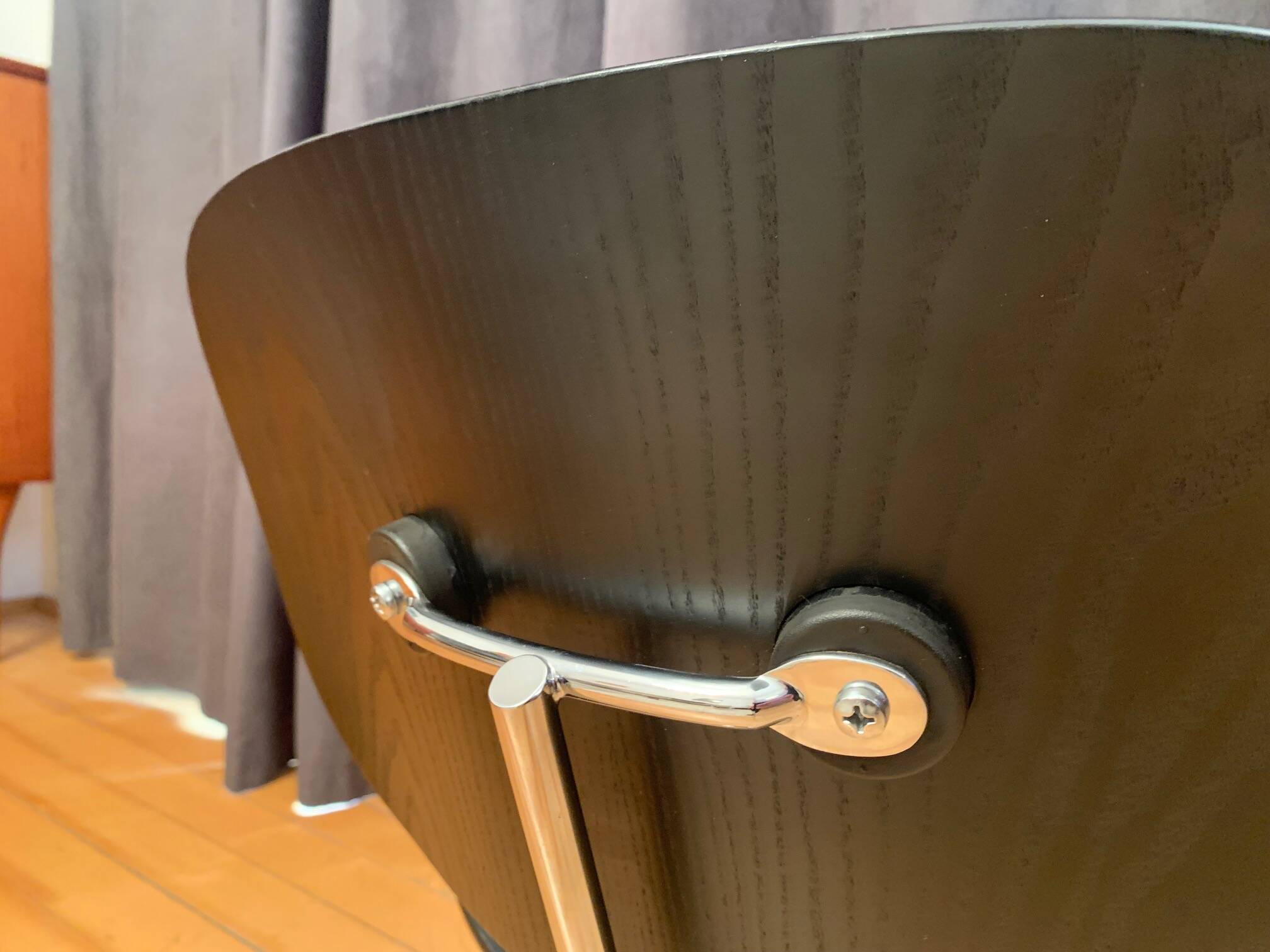 Leather armchair LCM designed by Charles & Ray Eames, Vitra