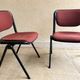 Pair of chairs design Vertebra Ambasz & Piretti Anonima Castelli 1976