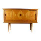 Vintage 1950 Compass Foot Buffet