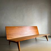 Teak daybed sofa by Gustaf Hiort Af Ornäs | Finland | 1950s