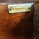 Antique Howard & Son’s Berners Street linen press – light oak, 19th century