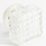 Old glass whiskey decanter