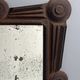 Antique tramp art folk art distressed mirror, Austria ca 1900s
