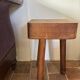 Brutalist stool in the style of Charlotte Perriand