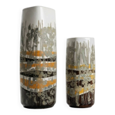 2 Royal Copenhagen vases, 1960s, design by Ivan Weiss.