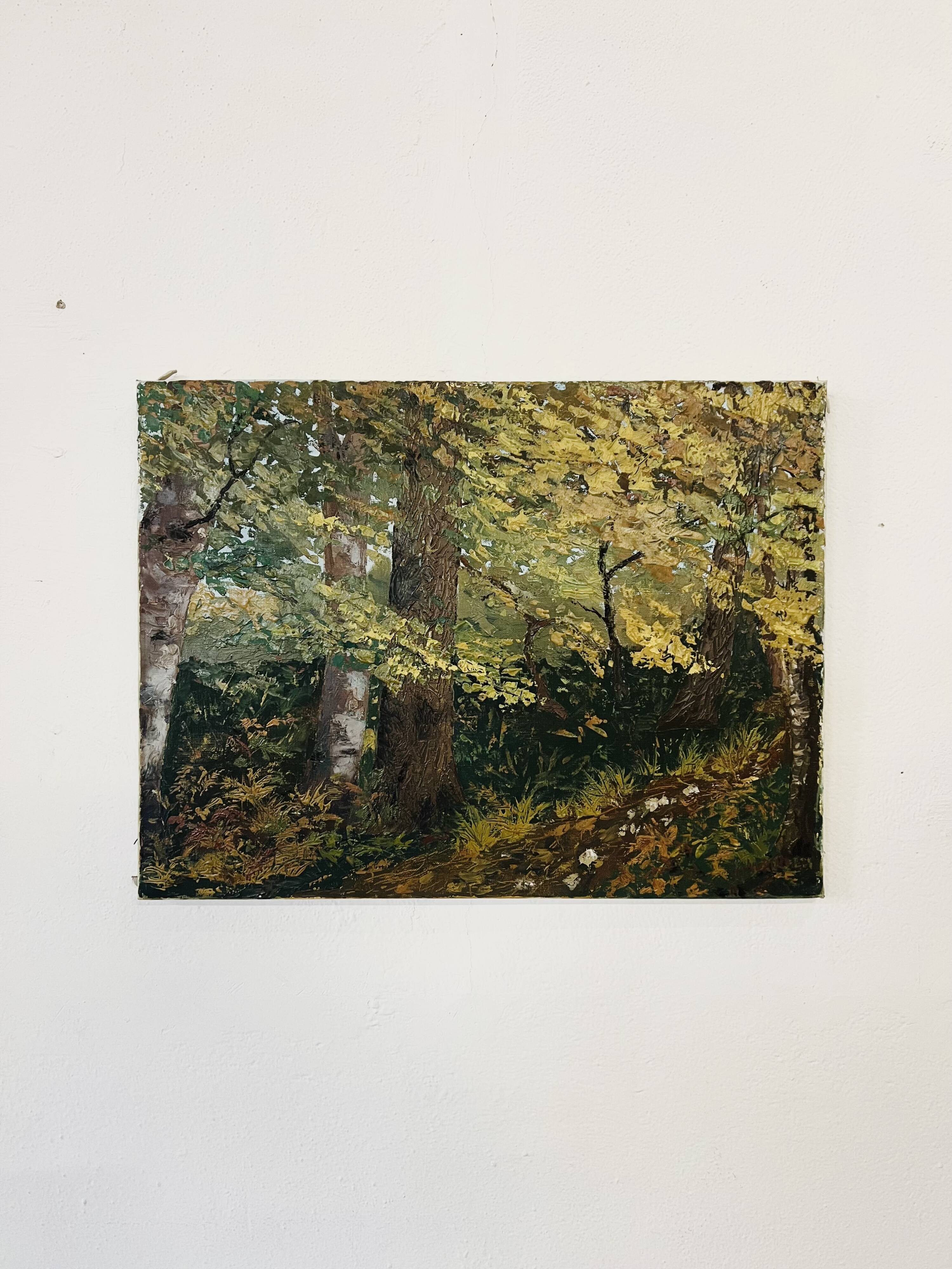 Tableau "Chemin dans le sous-bois"