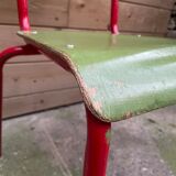 Set of 3 vintage school chairs