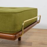 Modèle GE-19 de méridienne en teck, conçu par Hans J. Wegner pour Getama, Danemark, années 1950