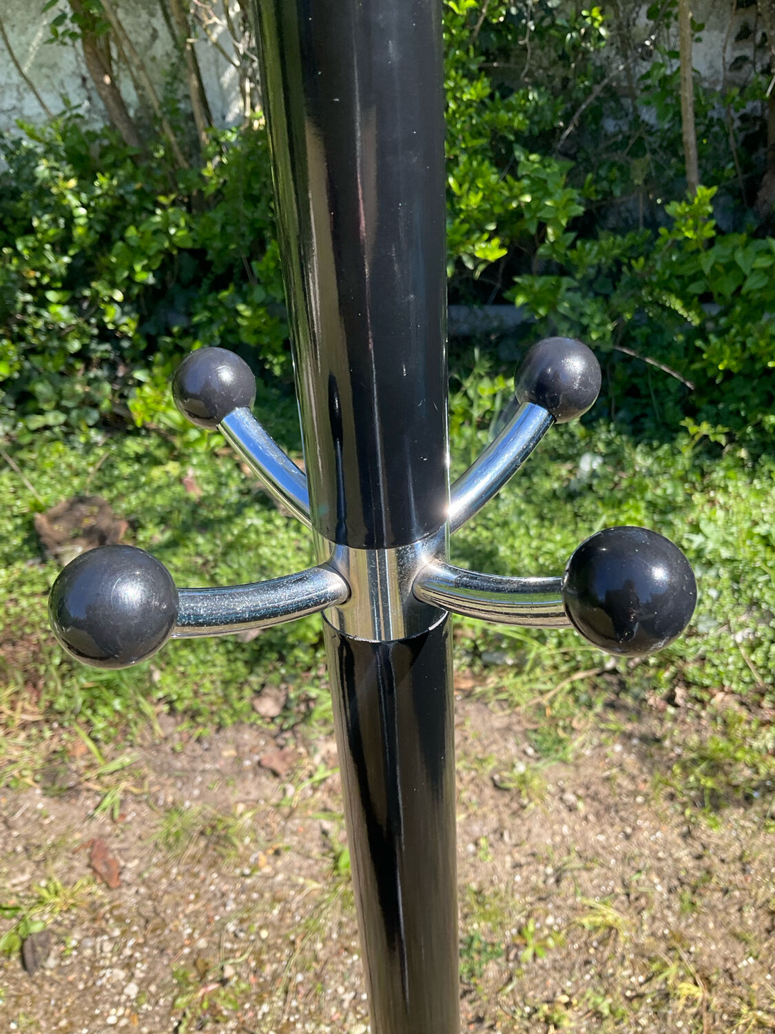 Vintage 1980s freestanding coat rack