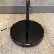 Brass and metal floor lamp