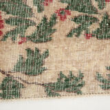 2x9 Vintage Floral Runner Rug, 77x271Cm