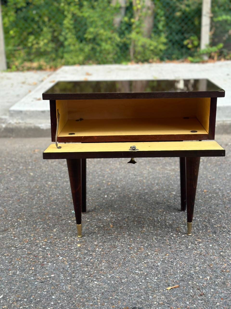 Mid-Century Modern bedside table Italian style Gio Ponti Paolo Buffa 1950