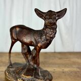 Terracotta sculpture of a young stag, Salvetti, 20th century