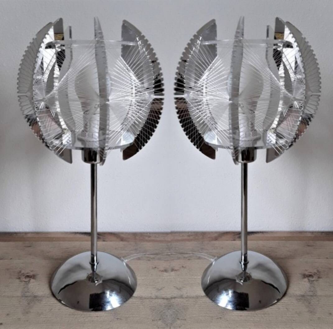 Paire de lampes vintage 2000