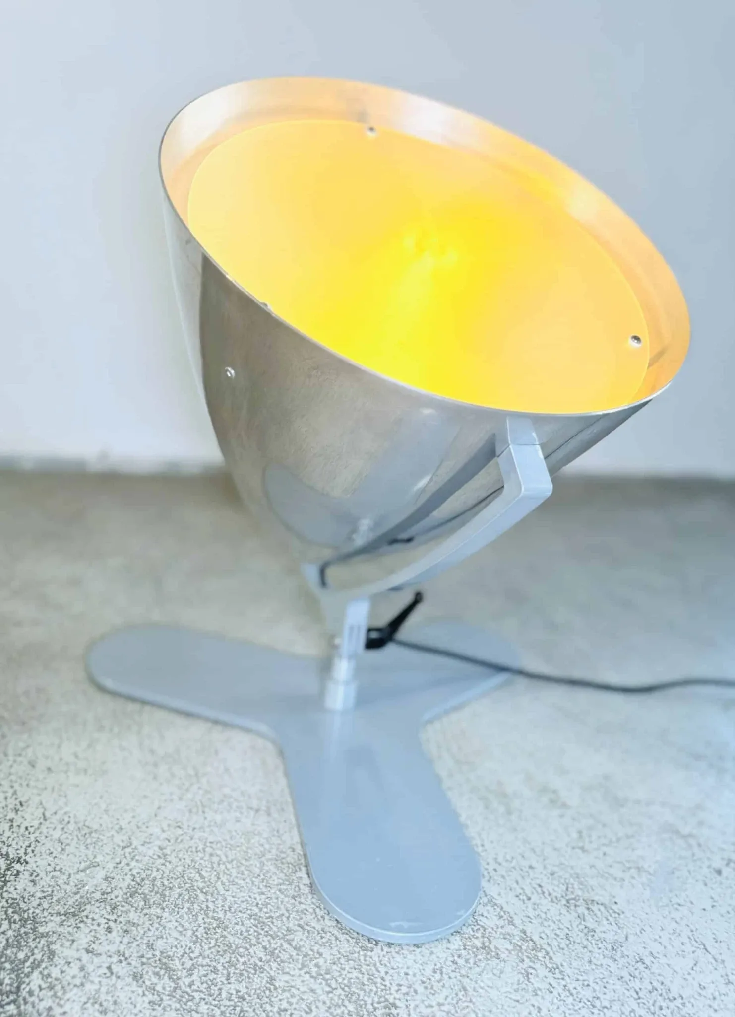 Faro 'Base 2' Floor Lamp By Hannes Wettstein For Pallucco, Italy, 1980S