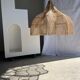 Rattan pendant lamp in the shape of a flower