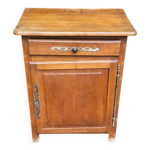 Buffet commode vintage en bois massif du XIXème siècle