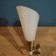 Wall lamp lampshade art deco type brass support old tulip dp 0322105