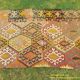 Vintage Turkish hallway rug 92x273 cm