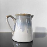 Pichet, vintage enamelled ceramic milk jug "Rhoda"