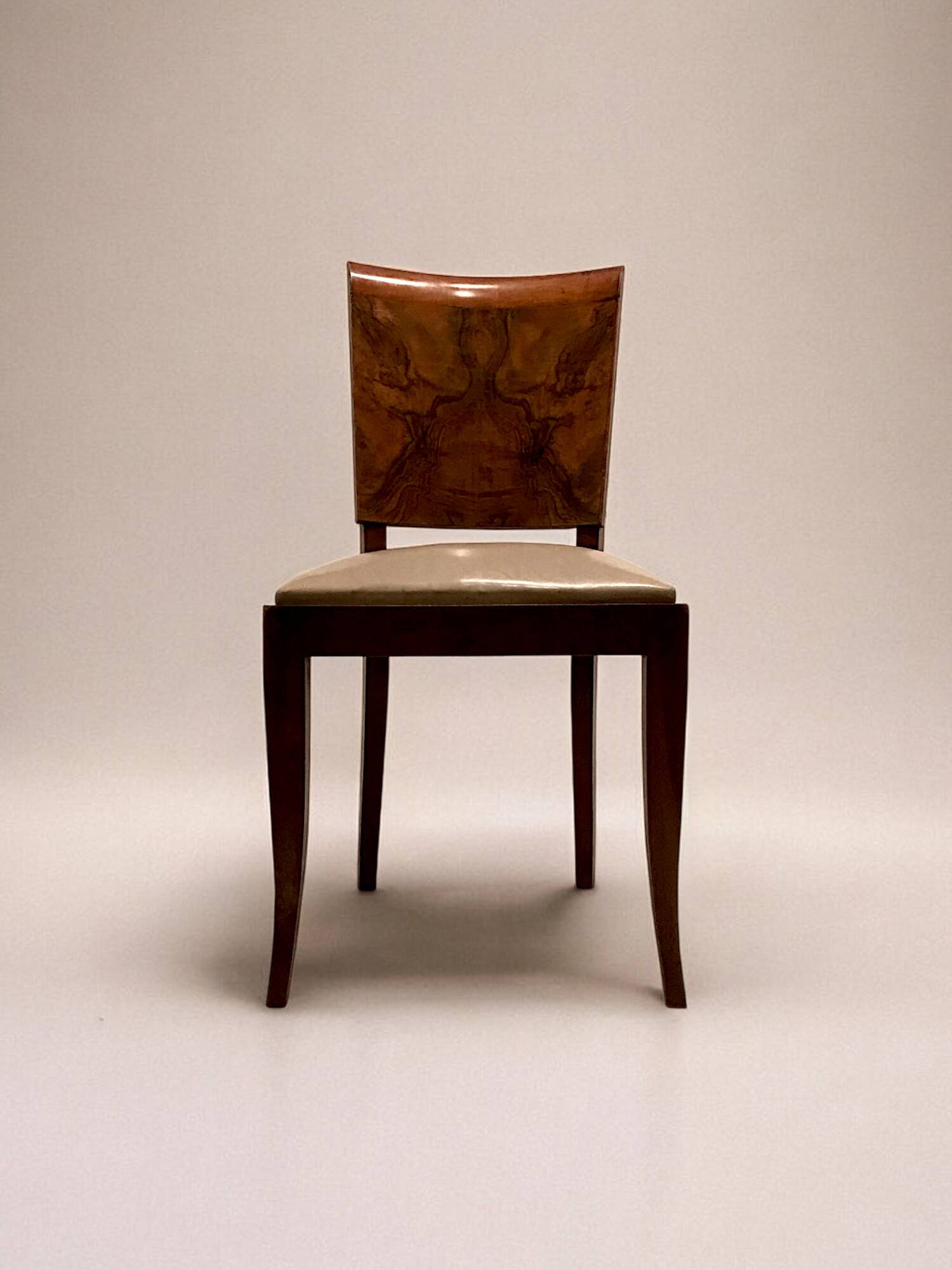 C. 1940 - Set of six Art Deco chairs - France