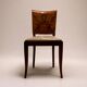 C. 1940 - Set of six Art Deco chairs - France