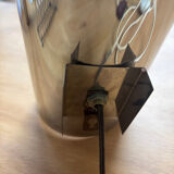 Vintage wall light, stainless steel, Space Age