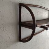 Rattan wall coat holder