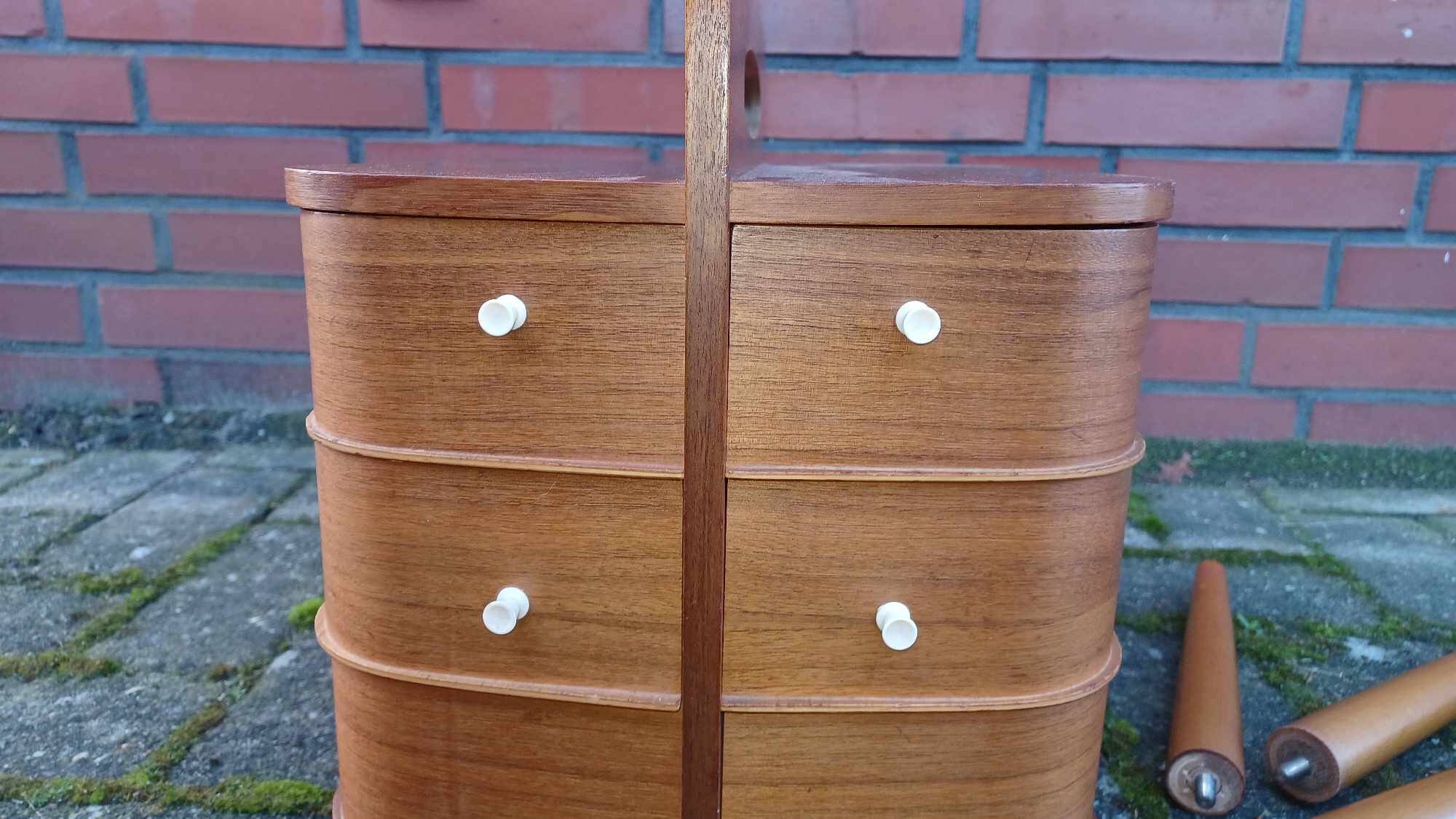 Table de nuit Vintage 1970 Teck