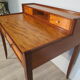 Art Deco office in lemon and mahogany